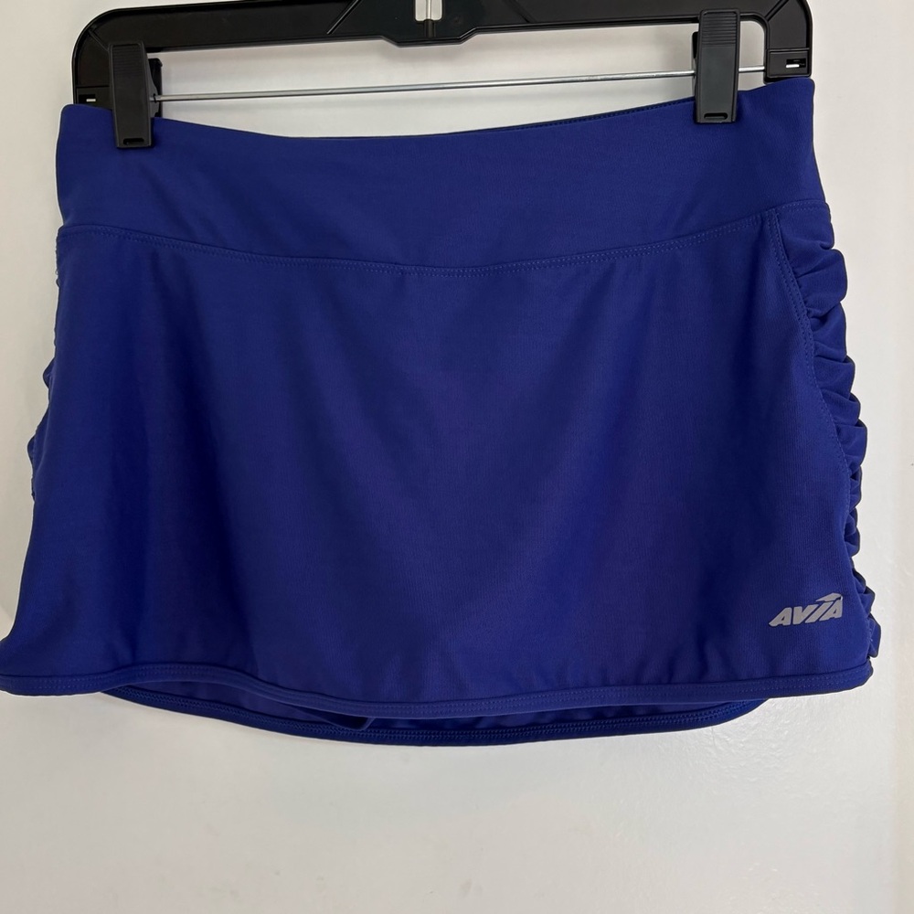 Avia Purple Ruched Athletic Skirt Skort Size M - Picture 2 of 9